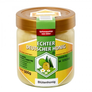 Blütenhonig im 500g Glas